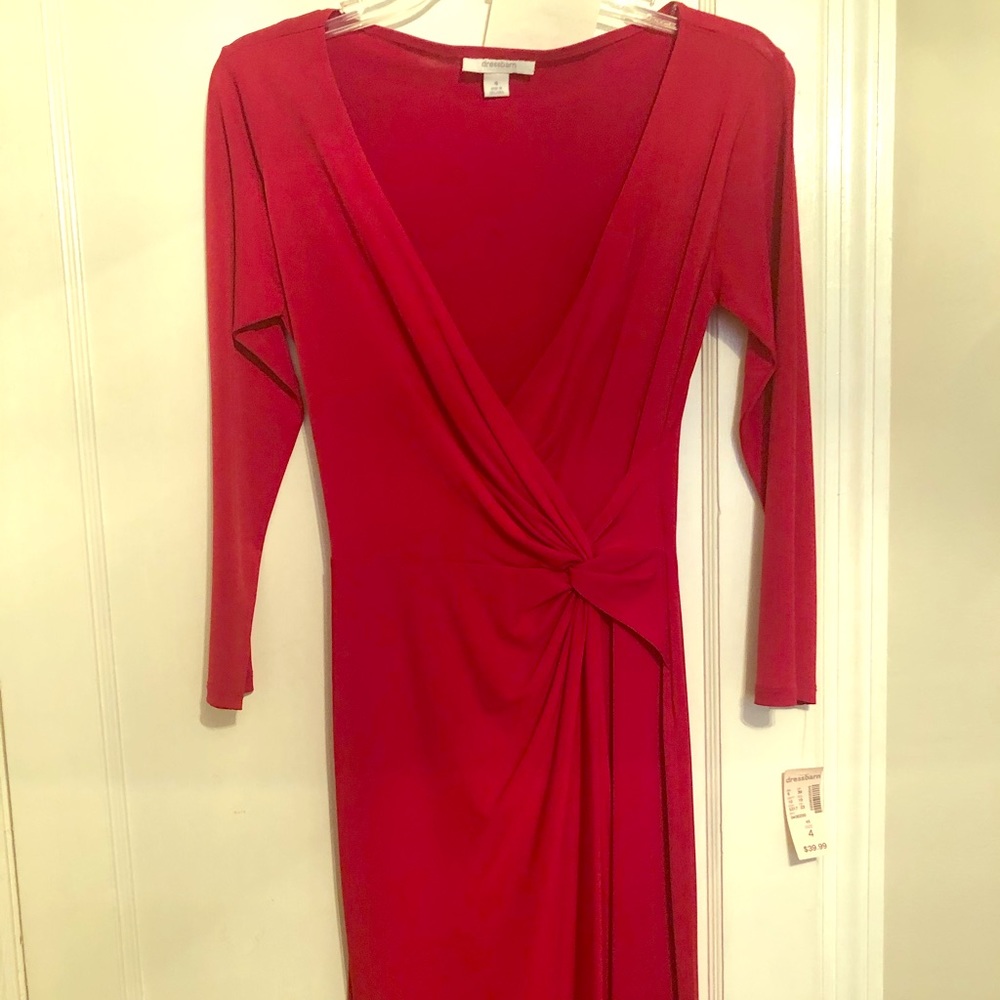 red dress